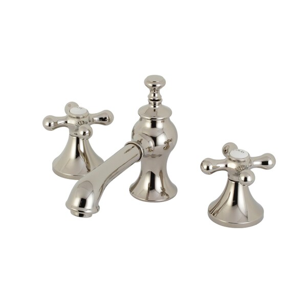 KC7066AX Vintage 8" Widespread Bathroom Faucet, Polished Nickel
